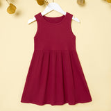 Toddler Girl Casual Solid Dress