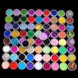 Coselia 78 Acrylic Liquid Glitter Powder Nail Art Decorate File Brush Tools Set - vmlfashion-com