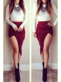 Women low cut skirt - vmlfashion-com