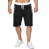 Mens Black Lace Up Shorts