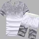 MenTwo-piece Shorts Set Gray