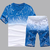 MenTwo-piece Shorts Set Sky Blue