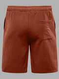 Mens Draw String Shorts Brown