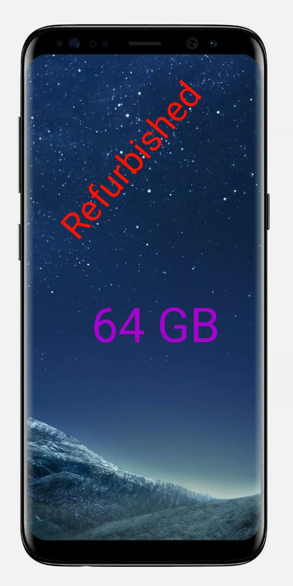 REFURBISHED Samsung Galaxy S8 64GB - Midnight Black (Unlocked)