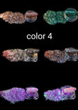 6 Peices Mixed Color Nail Art Glitter Sequins