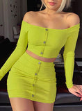 women sexy two piece slim fited dress - vmlfashion-com