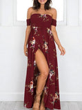 women off shoulder sexy dress - vmlfashion-com