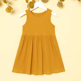 Toddler Girl Casual Solid Dress