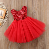 Baby/ Toddler Girl's Sequin Tulle Party Dresses