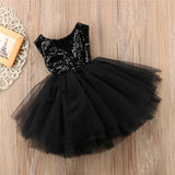 Baby/ Toddler Girl's Sequin Tulle Party Dresses