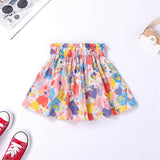 Toddler Girl Casual Heart Print Skirt