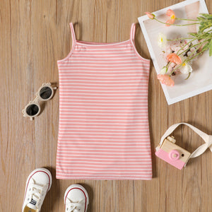 Toddler Girl Basic Stripe Cami Dress