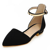 Women's Metal Insert Sandals Pointed Toe Shoes - vmlfashion-com