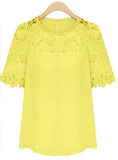 Women's Flower Lace Top - vmlfashion-com