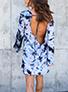 Women's Tie Dyed Mini Long Sleeve Dress - vmlfashion-com