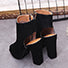 Women's Open Toed and Heeled Ankle Boots  Heel Shoe - vmlfashion-com