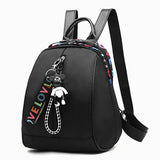 Women's Backpack Black Bag - vmlfashion-com