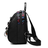 Women's Backpack Black Bag - vmlfashion-com