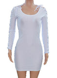 Women's Long sleeve Short Dress - vmlfashion-com