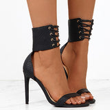 Women's Sexy High Heels Tie Around Ankle - vmlfashion-com