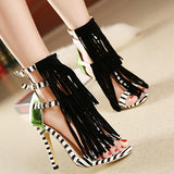 Women's Carnival Style Stilettos High Heels Shoes - vmlfashion-com