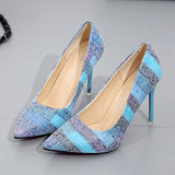 Women's Stilettos Pointed Toes and 5" Heels  shoes - vmlfashion-com