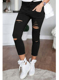 Women sexy black jeans - vmlfashion-com