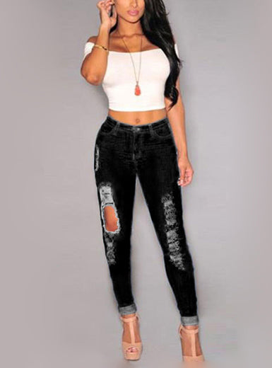 Women Black Jeans - vmlfashion-com