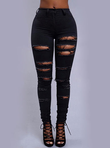 Women Black Jeans - vmlfashion-com