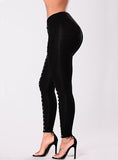 Women Sexy Black Damage Jeans - vmlfashion-com