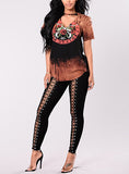 Women Sexy Black Damage Jeans - vmlfashion-com