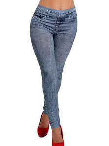 Women Sexy Blue Damage Jeans - vmlfashion-com