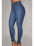 Women Sexy Dark Damage Jeans - vmlfashion-com