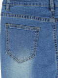 women blue Distressed Skinny Jeans - vmlfashion-com