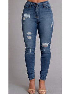 Women Denim Blue Jeans - vmlfashion-com