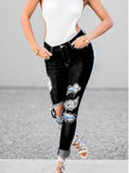 Women Damage Blue Jeans - vmlfashion-com