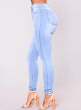 Women Light Blue Jeans - vmlfashion-com