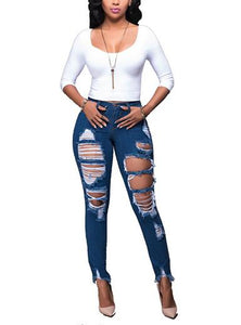 Women's Extremely Damaged High Rise - vmlfashion-com