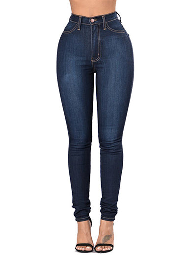 Women Dark Blue Jeans - vmlfashion-com