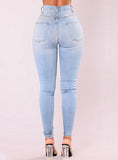 Women Light Blue Jeans - vmlfashion-com