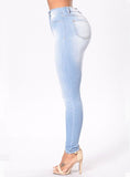 Women Light Blue Jeans - vmlfashion-com