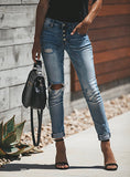 Women Light Blue Jeans - vmlfashion-com