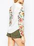 Women's Off Shoulder Flower Tops  Lace Straps Camel - vmlfashion-com