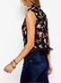 Women's Arm Less Flower Top - vmlfashion-com