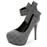 Women's High Heel Stiletto Heels with Bows - vmlfashion-com