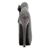 Women's High Heel Stiletto Heels with Bows - vmlfashion-com