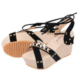 Women'S Wedges Shoes With Ankle Straps - vmlfashion-com