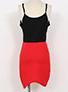 Women's Sexy Bodyfit Black and Red Dress - vmlfashion-com