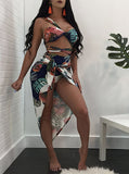 Two Piece Floral Bathing Suit beachwear - vmlfashion-com