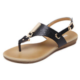 Women's Thong Sandal Thin Rubber Sole - vmlfashion-com